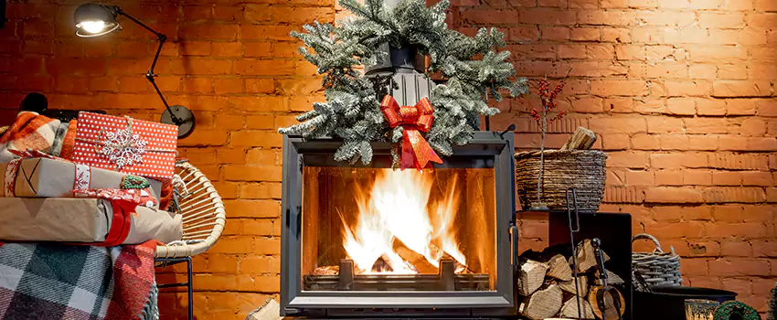 Travis Industries Linear Gas Fireplace Installation in Ennis, Texas