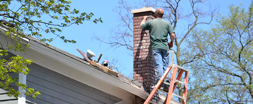 Vinyl and PVC Chimney Flashing Installation in Ennis, TX