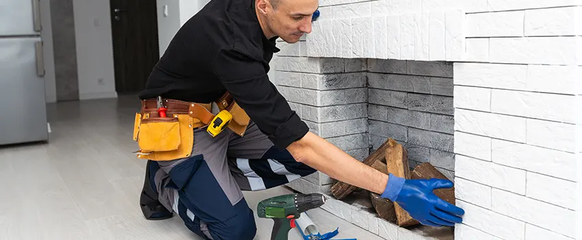 Fireplace Damaged Damper Frame Repair Services in Ennis, Texas